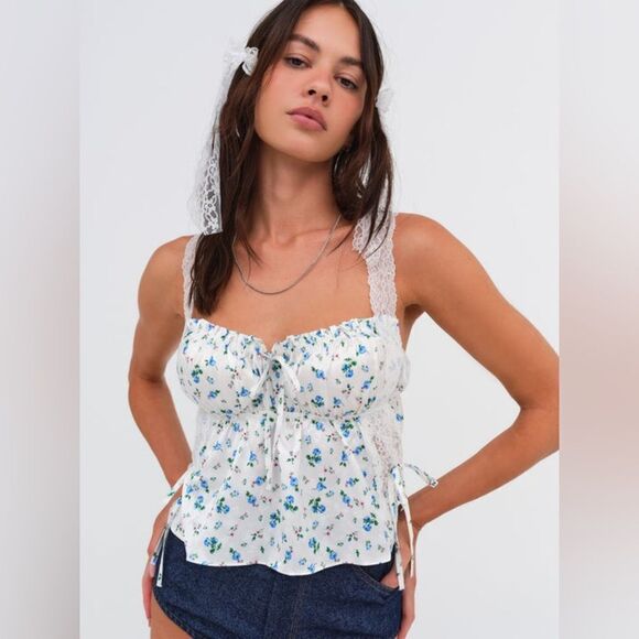 For love and Lemon Mary Rose Top Size Large - Picture 1 of 8